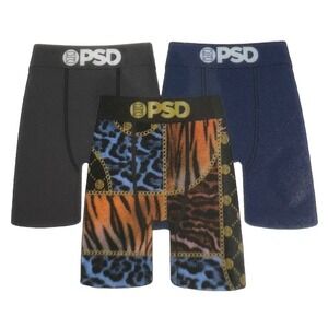 PSD Core Standard Safari Chains 3 Pack Premium Boxer Briefs Sz L (36-38) NEW $65